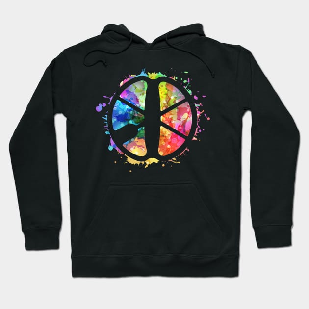 Detectorists Colour Splash Coil mk1 by Eye Voodoo Hoodie by eyevoodoo